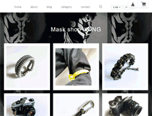 Tablet Screenshot of mask-jking.com